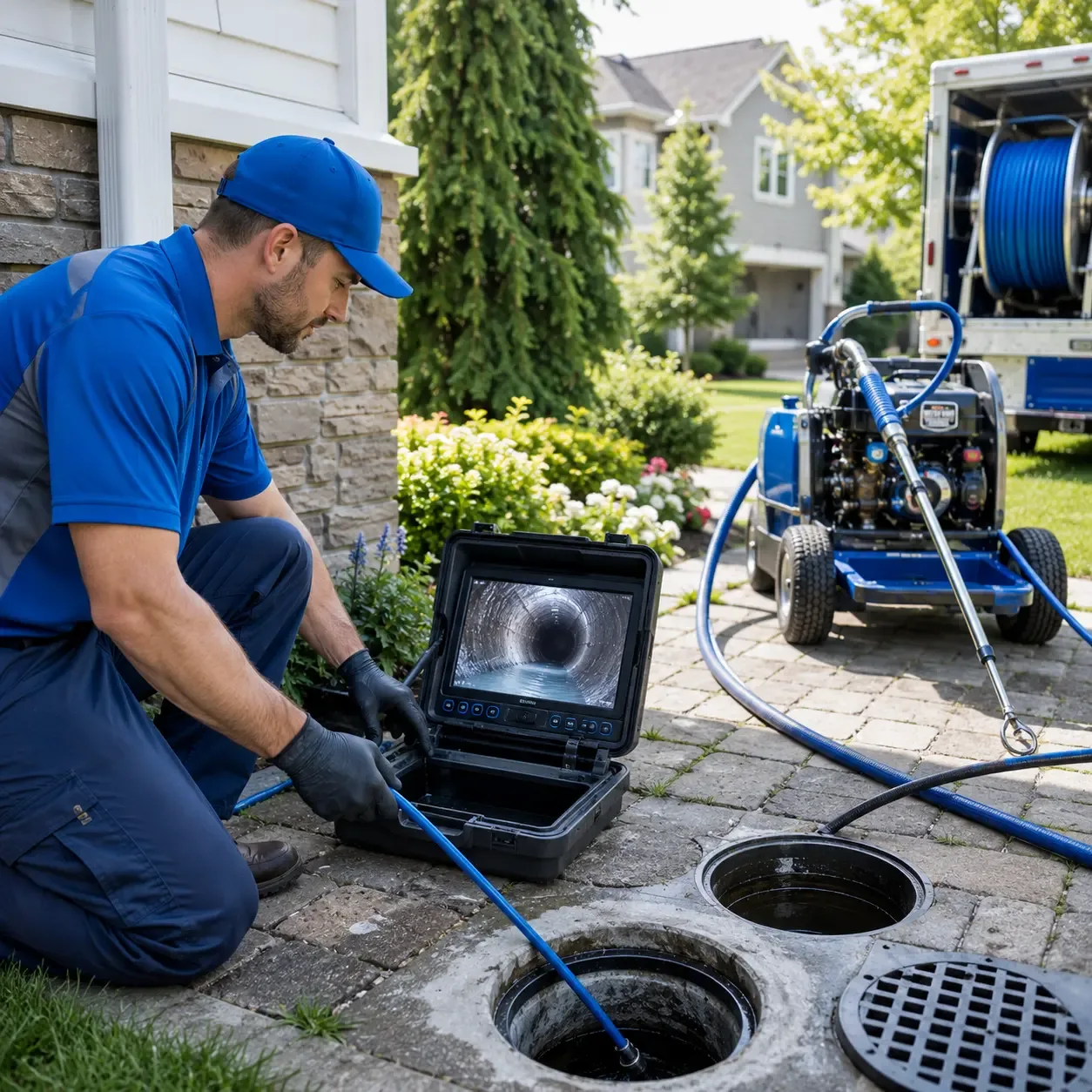 Outdoor drain cleaning professionals serving Sunman, IN